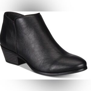 Style & Co. Wylie Black Faux Leather Bootie, NIB